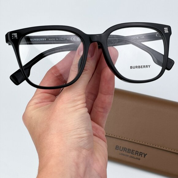 Burberry BE2361D 3001 BRAND NEW Eyeglasses Black Square Unisex - Picture 2 of 9